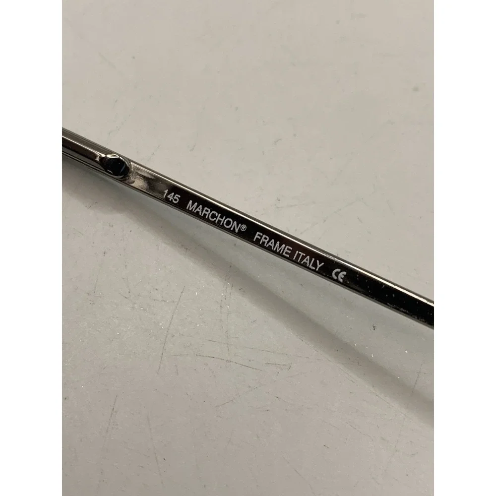 Marchon Eyeglasses Legacy 50-20-145 Tortoise Silver Frame Only Made in Italy